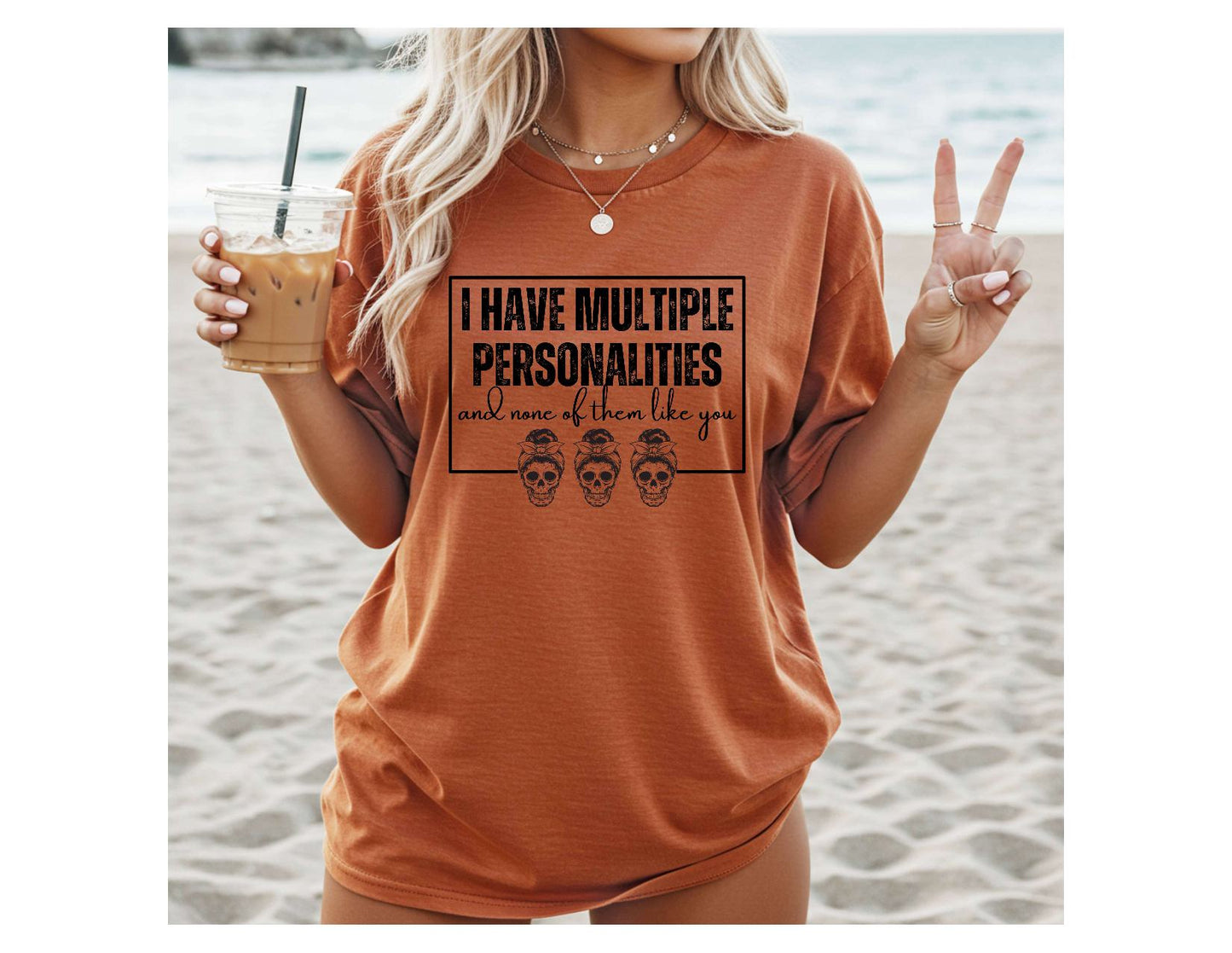 Multiple Personalities Snarky Sassy Bold Sweatshirt/T-shirt