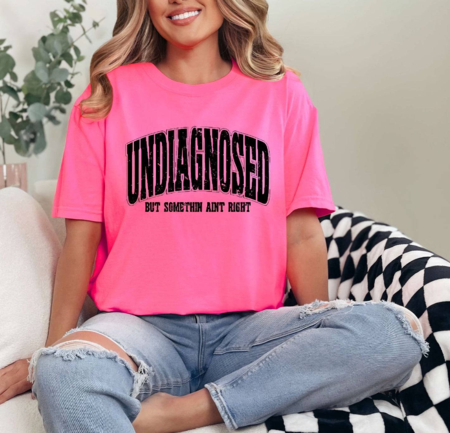 Undiagnosed But Something Ain't Right New Comfort Colors C1717 Tees