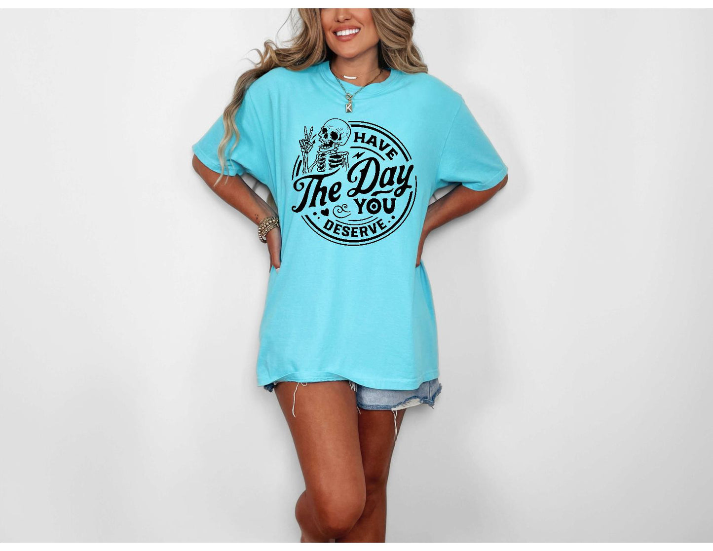 Have The Day You Deserve Tshirt or Sweatshirt Snarky Sassy