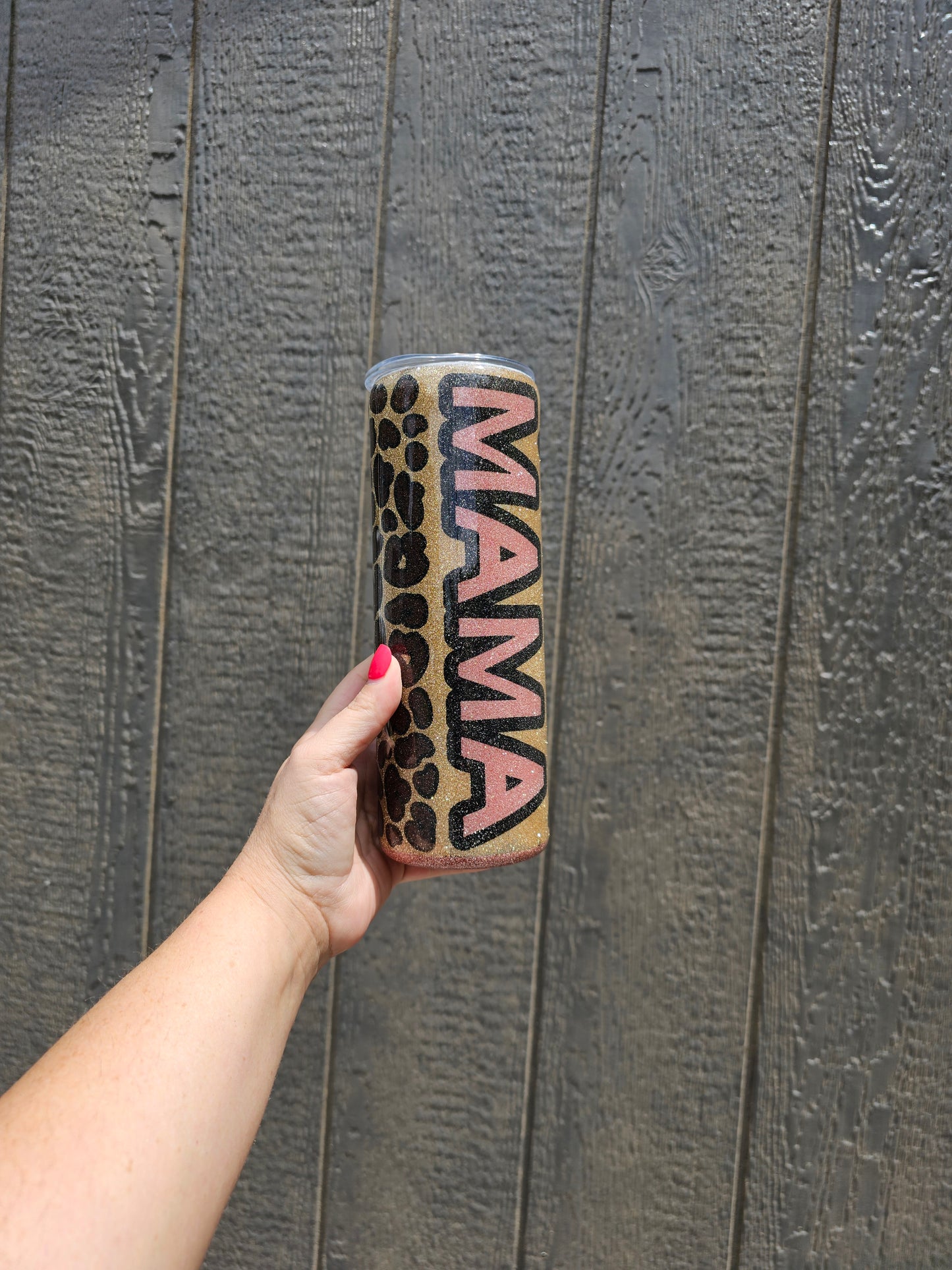 Mama Leopard 20oz Epoxy Tumbler