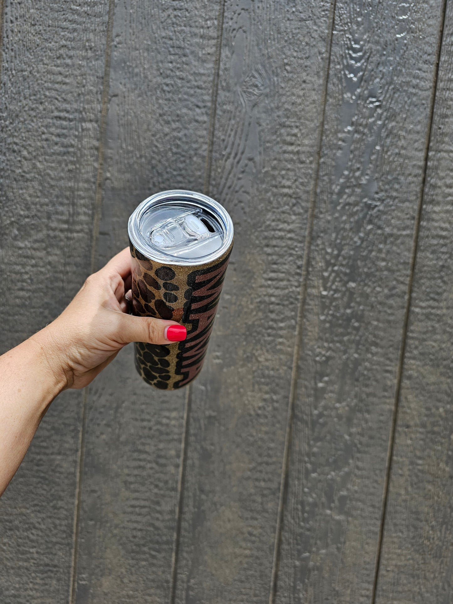 Mama Leopard 20oz Epoxy Tumbler