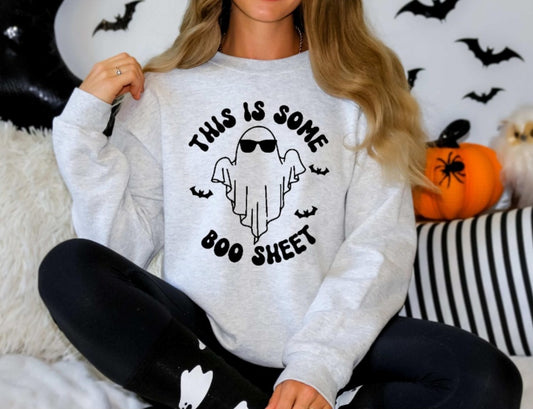 Bat boo sheet sweatshirt