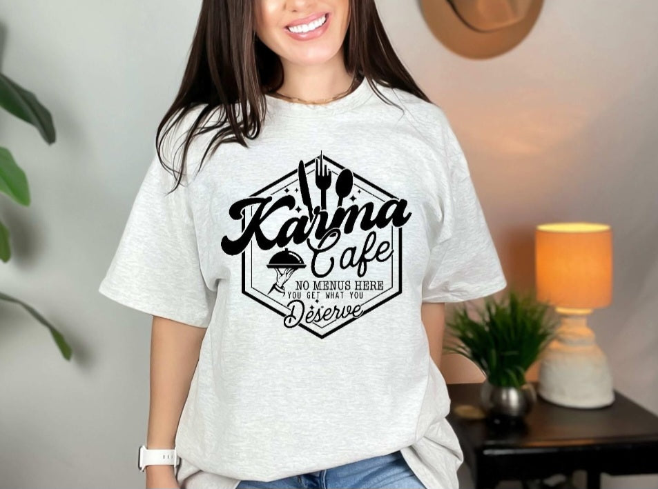 Karma Cafe shirts