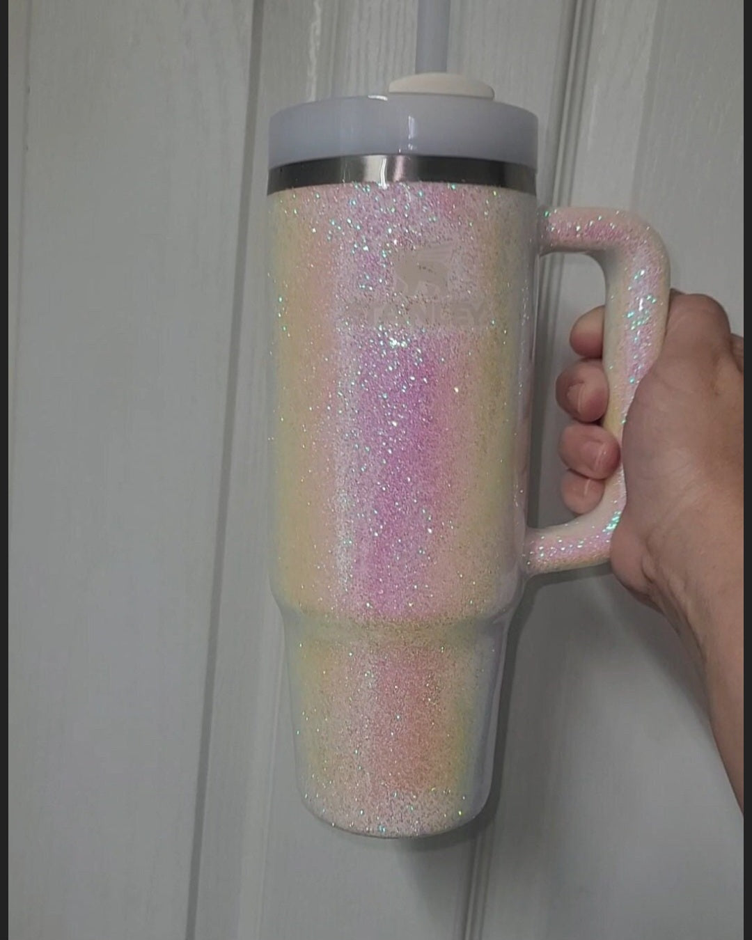 Color Shift Epoxy Glitter Stanley Tumbler