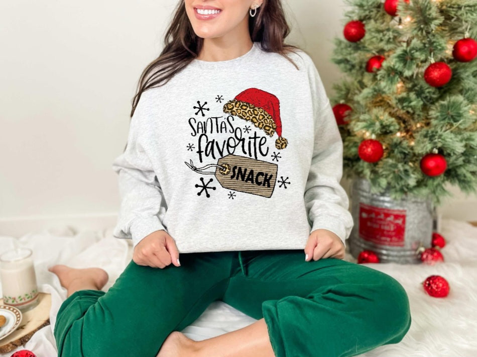 Santas Favorite Snack sweatshirt