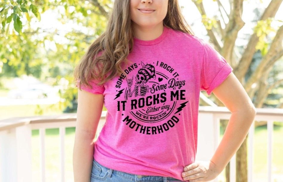 Motherhood Rocks Tshirts