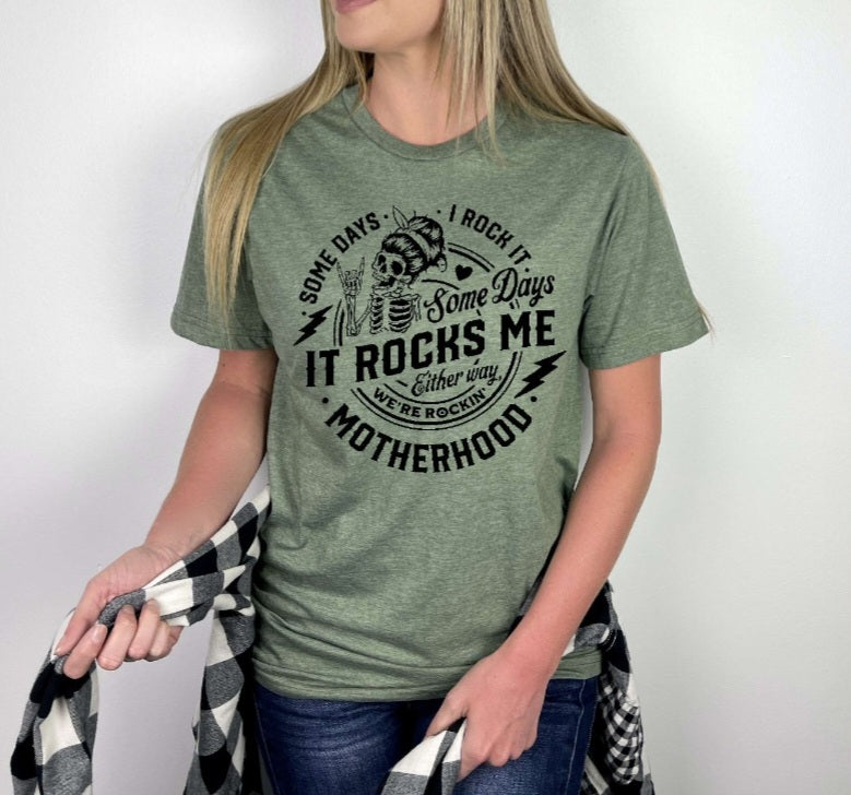 Motherhood Rocks Tshirts