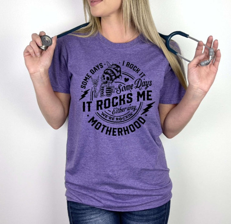 Motherhood Rocks Tshirts