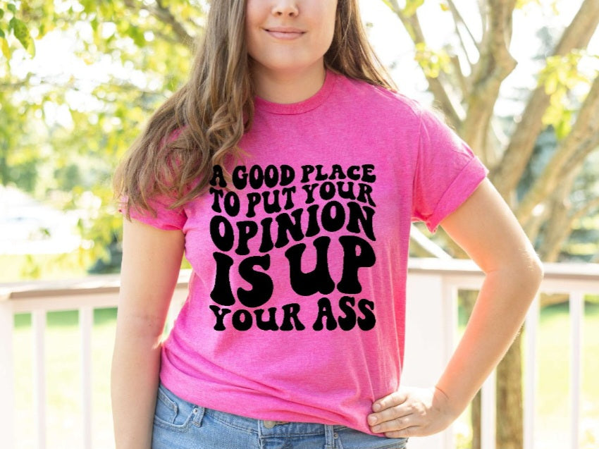 A Good Place To Put Your Opinion Tshirt