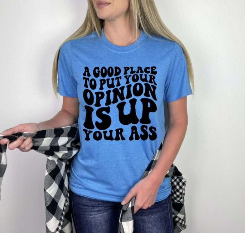 A Good Place To Put Your Opinion Tshirt