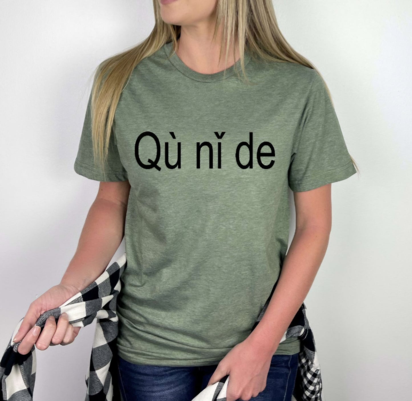 Qunide sweatshirt or tshirt rednote redbook