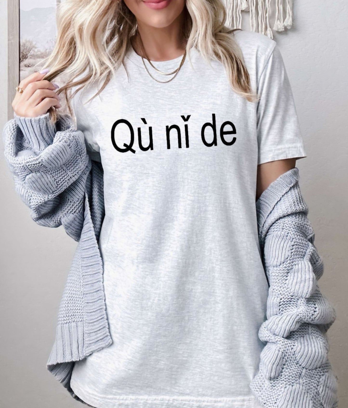 Qunide sweatshirt or tshirt rednote redbook