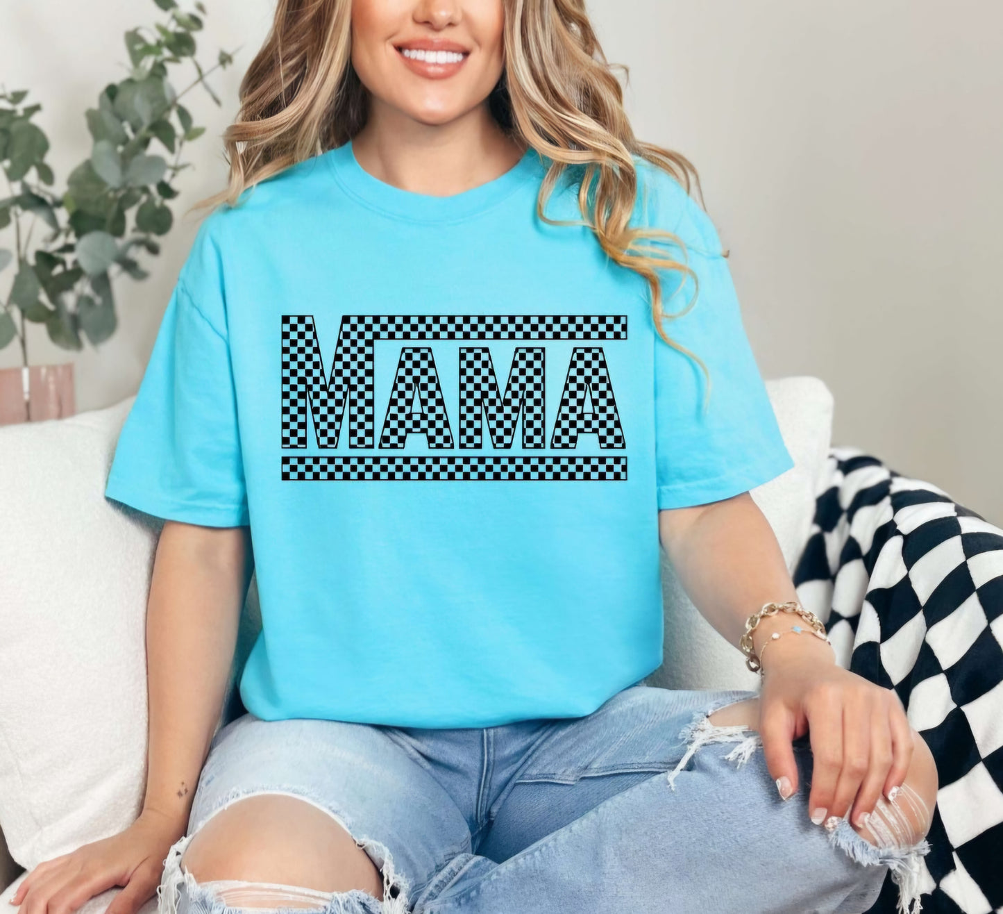 MAMA Neon Comfort Colors C1717 Tees