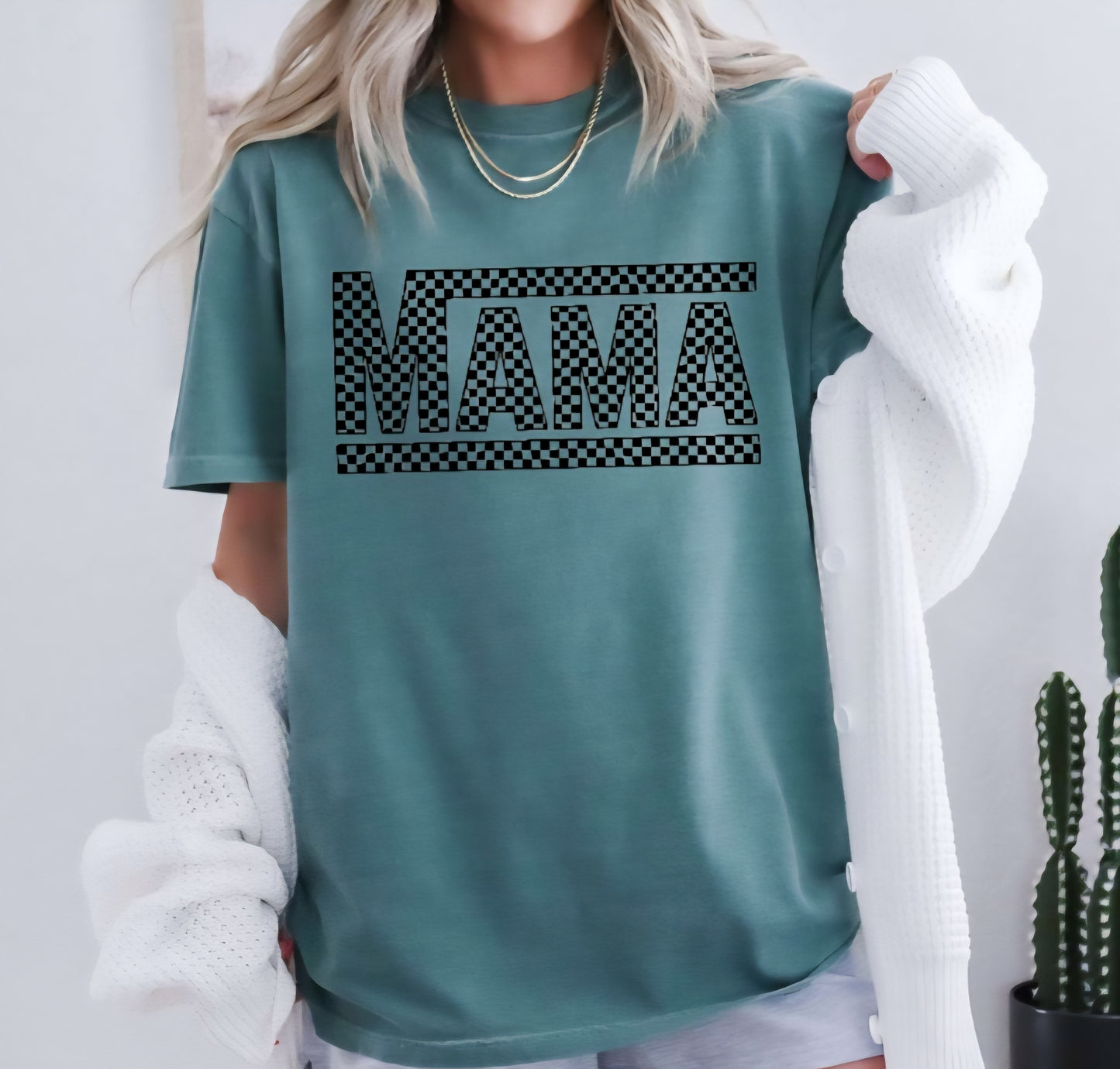 MAMA Neon Comfort Colors C1717 Tees