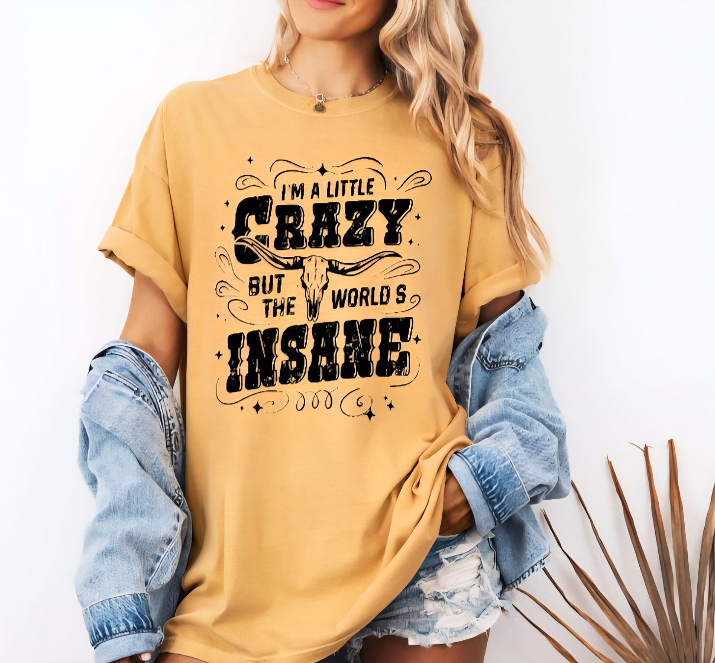 I'm a little crazy but the world's insane t-shirt or sweatshirt