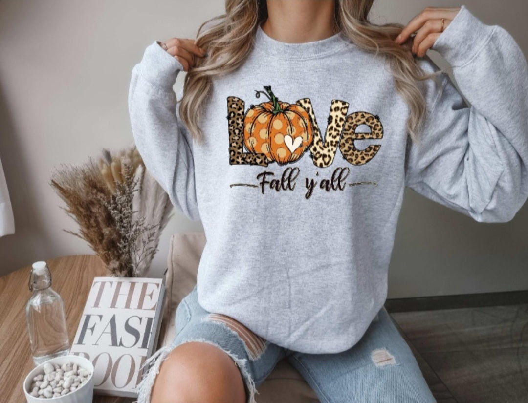 Love Fall Yall sweatshirt