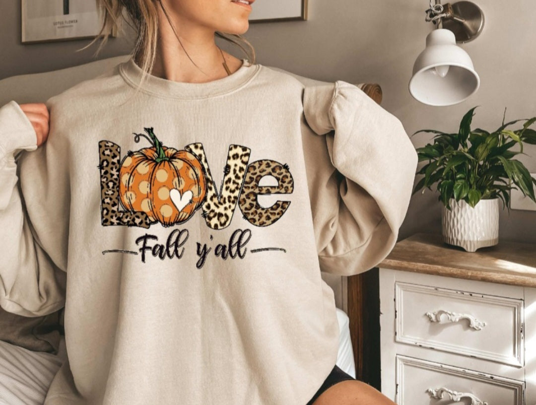 Love Fall Yall sweatshirt