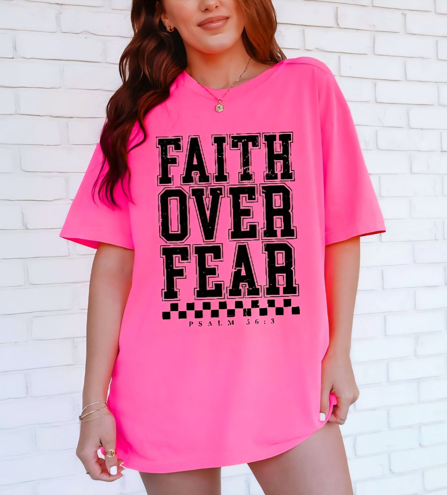 Faith Over Fear Comfort Colors T-shirts 100% Cotton