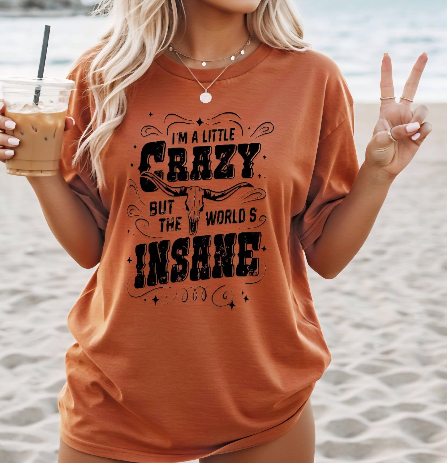 I'm a little crazy but the world's insane t-shirt or sweatshirt