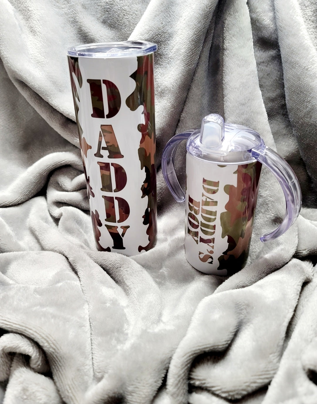 Daddy and son tumbler set